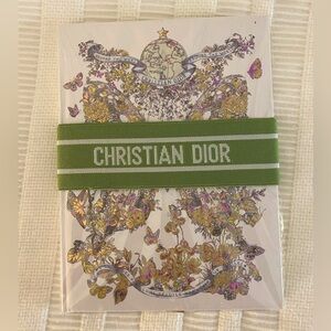 New Authentic Christian Dior Embroidered Notebook Purple